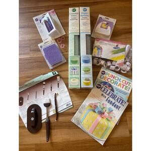 Fondant Cake Decorating Lot Emboss Cut Press Books